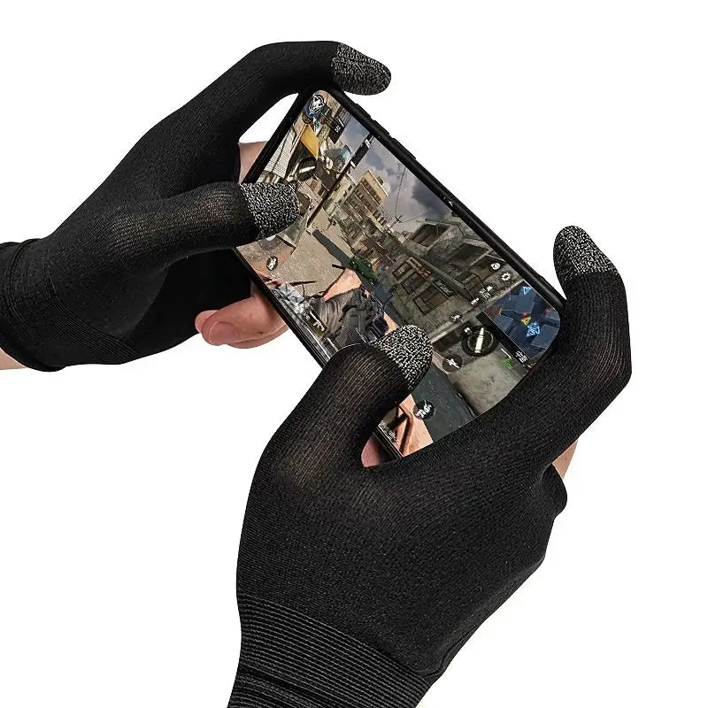 MEMO two finger touchscreen gaming gloves close up