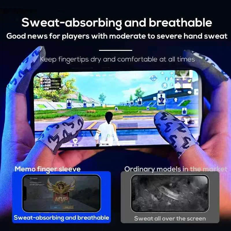 MEMO Premium Gaming Finger Sleeves FS02 | Sweat-Proof & Anti-Slip | Mobile Game Thumb Gloves Regular price